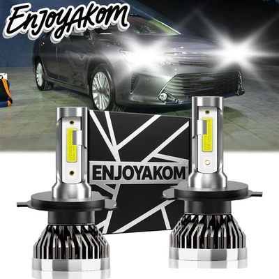 For Toyota Camry 1983-1999 6000K LED Headlight Bulbs High Low Beam Lights 2Pcs - Изображение 1 из 4