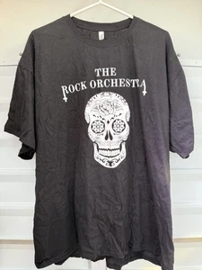 T-shirt The Rock Orchestra Tour 2022 casual classica 100% cotone nera taglia XXL - Foto 1 di 13