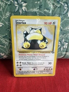 Snorlax Vintage Pokémon Jungle Set 1999 #27/64 HP - Photo 1 sur 2