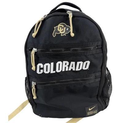 Nike Colorado Buffaloes Utility Heat Backpack CU Boulder NCAA Collegiate Black - Image 1 of 4
