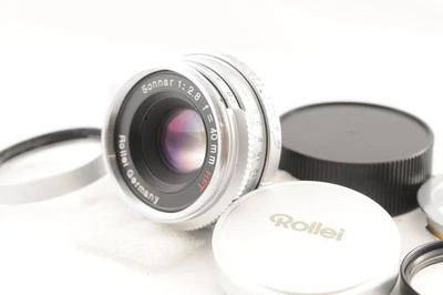 [Near MINT w/ Filter] Rollei Sonnar 40mm f/2.8 HFT Lens L39 Leica Screw mount - Image 1 of 4