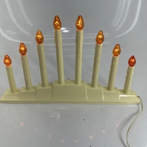 Vtg Christmas 8 Light Electric Candelabra Window Drip Candle 19” - Picture 1 of 9