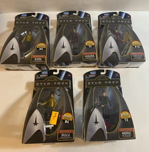 Star Trek Galaxy Sammlung Lot 5 - Kirk, Sulu, Uhura, Cadet McCoy und Nero - Bild 1 von 12