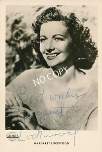 100% Autographe Original Autographe Carte Dédicacé Margaret Lockwood E1.24 - Photo 1/1
