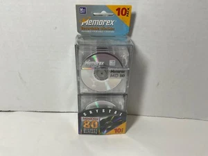 10 Pack Memorex 80 Mins. Digital Recordable Erasable MiniDiscs Brand New Sealed - Picture 1 of 4