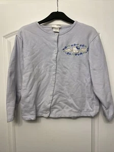 RARO Sanrio 2000 Azul Angel Hello Kitty Mujer Adulto Suéter Chaqueta - Imagen 1 de 7