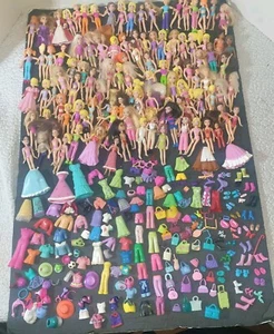 Polly Pockets Fashion Dolls Multiple Collection Multicolor Lot Accessories - Picture 1 of 18