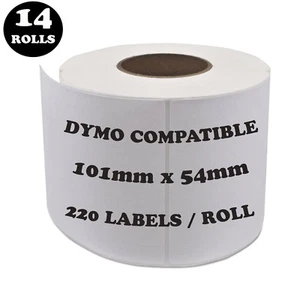 14 Rolls SD99014 Compatible Dymo Label 99014 Shipping Address Labels - Picture 1 of 2
