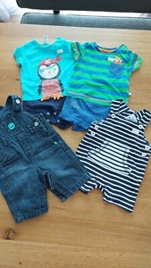 Süßes Baby Kleiderpacket Sommer 50/56 Für Jungs - 11 Teile - Bild 1 von 5