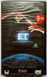 E.T. THE EXTRA TERRESTRIAL {VHS/PAL} ORIGINAL 1982 STEVEN SPIELBERG CLASSIC. - Picture 1 of 4