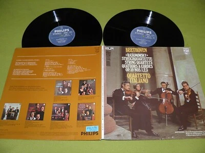 Beethoven - String Quartets / Quartetto Italiano - 1974 Philips STEREO 2xLP NM - Image 1 of 3