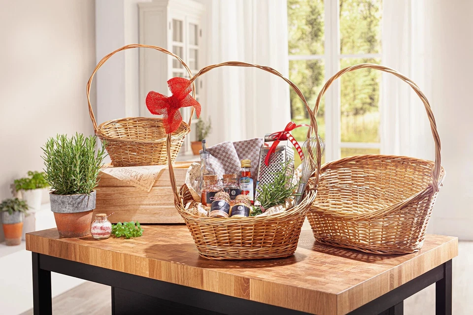 Präsentkorb Geschenkkorb   Weide leer  3 Größen - Bild 1 von 1