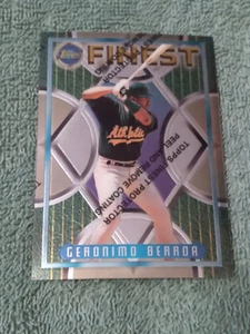 1995 Topps Finest Update #286 Oakland Athletics Outfielder Geronimo Berroa - Picture 1 of 2