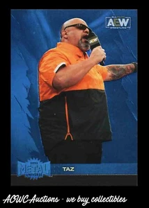 2022 AEW Metal Universe Blue Spectrum #74 Taz - Picture 1 of 2