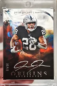 2019 Origins Football Josh Jacobs Rookie Autographs Silver Ink Auto /49 OA-JJ RC - Picture 1 of 1