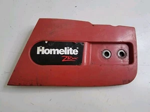 Homelite Z3350b Chainsaw Clutch Cover Chain Cover OEM Red Plastic Good Used - Picture 1 of 15