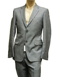 $1975 New GUCCI Mens Suits Coat Jacket Pants Trousers EU 54R US 44R 244630 1070