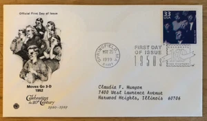 Movies Go 3-D 1952 First Day Of Issue Stamps - Picture 1 of 1
