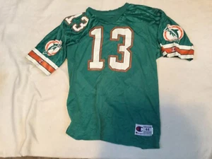 Vintage 90's Champion NFL Miami home jersey Marino size 44 - Picture 1 of 3