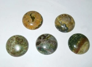 - Cabochon Pietra Cristalloterapia - DIASPRO OCEANITE tondo 20 mm - Picture 1 of 1