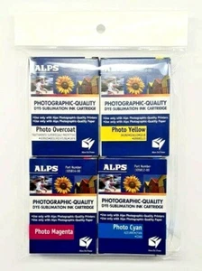 Alps MD Printer Ink Cartridge - Dye-Sub Photo 4 Pack PC, PM, PY, PO 106059-00 - Picture 1 of 1