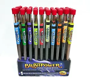 Blunt Power Long 17" Incense Sticks Air Freshener, 2 Hour Burn, 5-7ct YOU CHOOSE - Picture 1 of 63