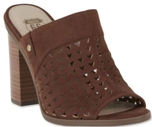 Women's Fashion Sandal - 4" stacked heel  RIPLEY by Route 66,  Brown  NWT  - Picture 1 of 4