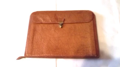 Kollegmappe, Konferenzmappe, Echtleder,gut erhalten, - Bild 1 von 3