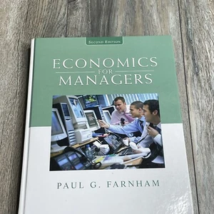 Economics for Managers (2ND EDITION) By Paul G. Farnham - Hardcover - Imagen 1 de 10