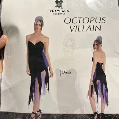 Disfraz de Úrsula para Mujer Cosplay Disfraz de Halloween Pulpo Villano Conjunto -  Foto 1 de 4