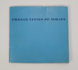 Jean david Twelve Cities of Israel EL AL Israel Airlines Vintage Brochure 1970s - Picture 1 of 7