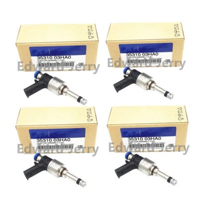 4PCS Fuel Injector 35310-03HA0 For Hyundai Ioniq KIA Ceed 1.6 GDI Hybrid Plug-in - Image 1 of 4