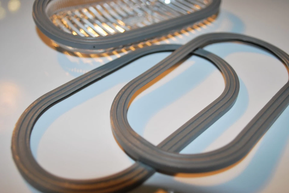 Porsche 912 911 356SC 356 Luz Antiniebla Lente Sello Hella 128 Tipo Cubierta Sello!, PAR Foto 1 de 1