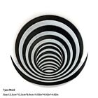 Vision Trap Geometric Spiral Pattern Coaster Molds BG