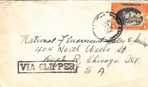 1941, Manila, PI a Chicago, IL, Pacific Clipper (3268) - Imagen 1 de 1