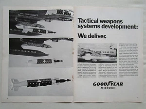 8/72 PUB GOODYEAR LGDM AIR FORCE LASERGEFÜHRTER SPENDER MUNITION F-4 PHANTOM AD - Bild 1 von 1