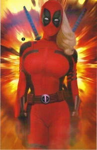 Totally Rad Halloween LARD Lady Deadpool Virgin Variant Cover !!! RARE !!! NM - Picture 1 of 1