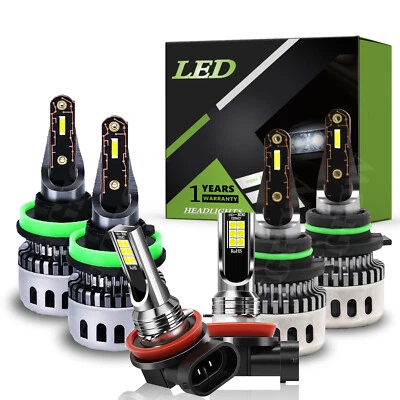 For Subaru XV Crosstrek 2015-2020 - LED Headlight High Low Beam Fog Light Bulbs - Image 1 of 4