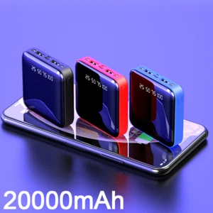 20000mAh Power Bank 2USB Fast Charging Portable External Battery Backup Charger - Picture 1 of 17