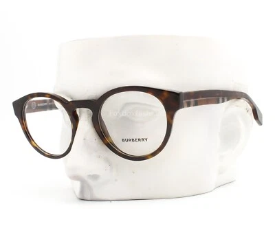 Burberry Eyeglasses Glasses BE2354 3991 Brown Tortoise Check Plaid 49mm No Case - Image 1 of 4