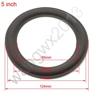 2x 5" Zoll Lautsprecher Surround Reparatur Subwoofer Schaumkante Tieftöner Reparaturteil 124 mm - Bild 1 von 2