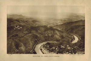 Frontiere de Chine-Haut-Tonkin-Cliché Aviation Militaire Indochine - Picture 1 of 1