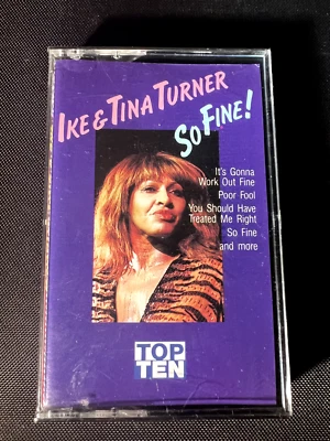 Ike & Tina Turner So Fine Cassette Tape NEW SEALED 1991 Top Ten Poor Fool - Image 1 of 4