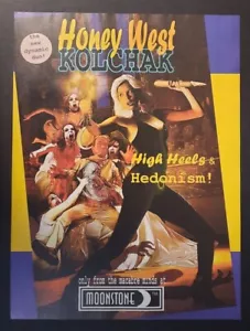 KOLCHAK & HONEY WEST "High Heels & Hedonism!" Comic Art ~ Magazine Pg. PRINT AD - Picture 1 of 1