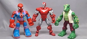 Marvel Spider-Man And Friends Super Eroi LUCERTOLA Spiderman, Iron Man centurione - Foto 1 di 5