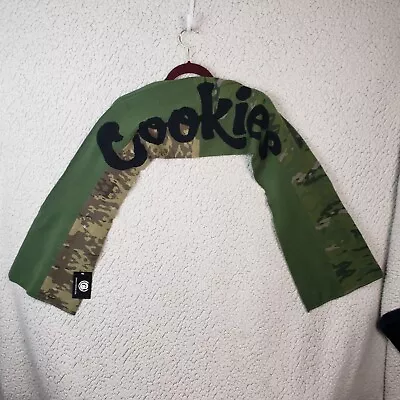 Cookies SF Knit Scarf Camo Streetwear Hypebeast Skatewear Grailed Y2K Hype Core - Image 1 of 4