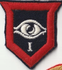 1st. Armoured (Guards) Division : Woven / Embroidered Cloth Formation Patch. - Foto 1 di 2