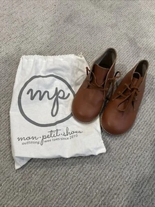 Mon Petit Shoes Brown Oxford Hard Sole Toddler 12 - Picture 1 of 6