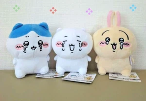 Chiikawa SET 3 cried plush Chikawa Hachiware Rabbit Usagi Crying Doll 15cm Furyu - Picture 1 of 20