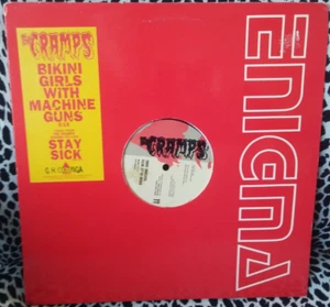 THE CRAMPS 12" BIKINI GIRLS WITH MACHINE GUNS PROMO 1989 STAY SICK RARE PUNK KBD - Bild 1 von 3